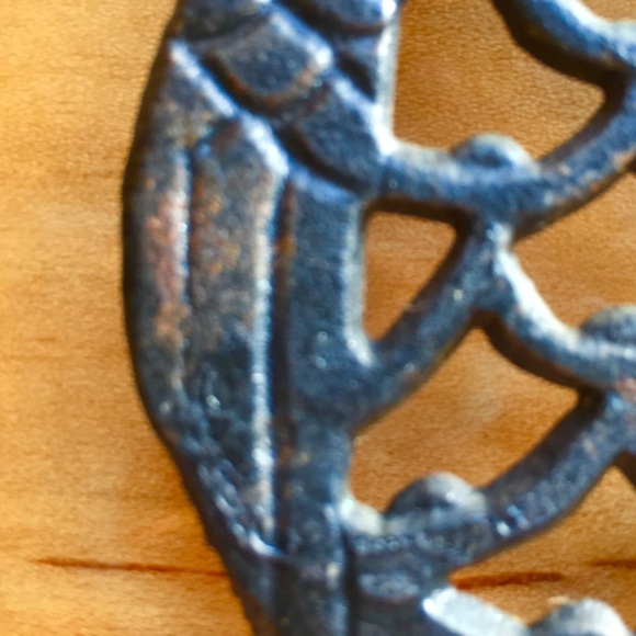 🦉Small cast iron owl trivet VTG 🦉 - Picture 5 of 7